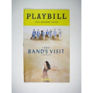 Bands Visit Playbill Barrymore Theatre 2018 Katrina Lenk Tony Shalhoub Abud